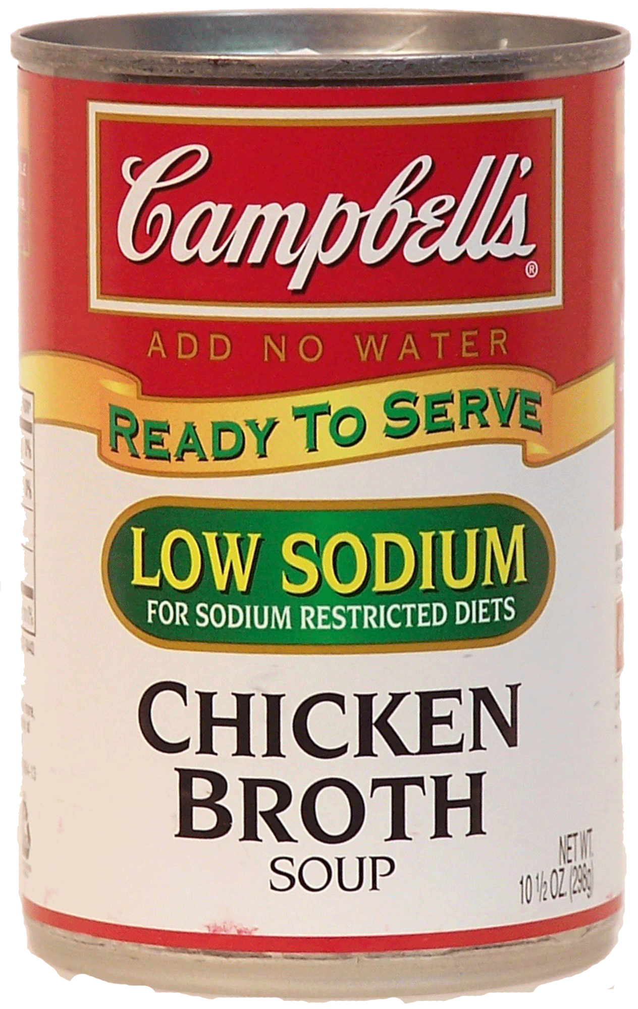 Campbell's&nbsp;Ready To Serve&nbsp;low sodium chicken broth soup, add no water Full-Size Picture